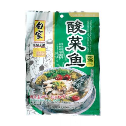 BJ Condiment - Pickled Cabbage Fish 白家調味料酸菜鱼