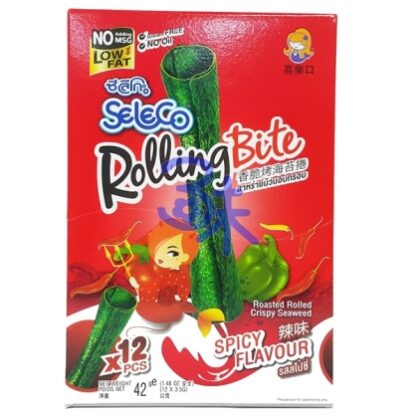 SLC Seaweed Rolling BiteSpicy 香脆烤海苔 12*3.5g