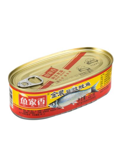 YJX F/Dace-Salted Blk Beans 魚家香豆豉鯪魚227g