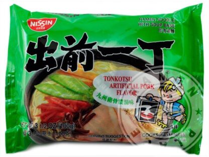 HK Nissin Ramen Tonkotsu 出前一丁包装面 -九洲猪骨浓汤面 100g