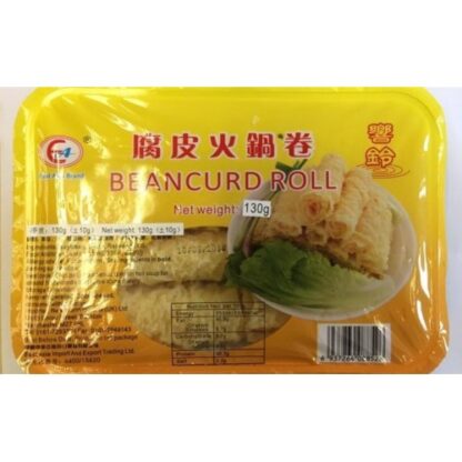 腐皮火鍋卷 (響玲)Dried Beancurd Roll 130g