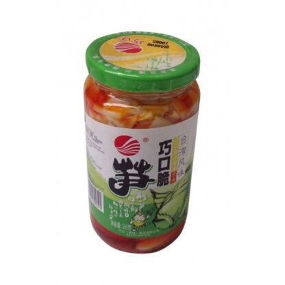 Seasoned Bamboo Shoot  巧口脆笋 (瓶装)台湾风味 360g
