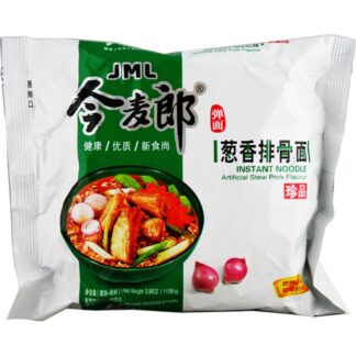 今麦郎珍品-葱香排骨面-jinmailang-soupe-de-nouilles-à-saveur-de-travers-de-porc-113g