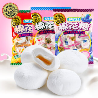 HSU Marshmallow - Peach徐福記夹馅棉花糖-蜜桃 64g