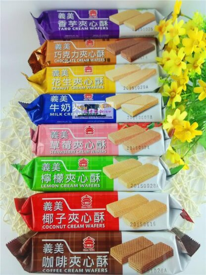 IM Cream Wafer-Taro152义美夹心酥-香芋152g