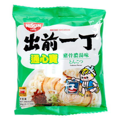 Nissin Demae Iccho Macaroni -Tonkotsu通心宝猪骨浓汤 90g